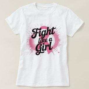 T-shirt Combats Comme une Fille   Conception de sensibilis