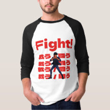Combattant avec style d'anime rétro des années 90