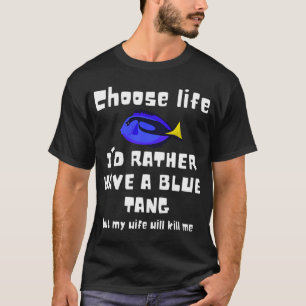T-shirt Combattant bleu violet