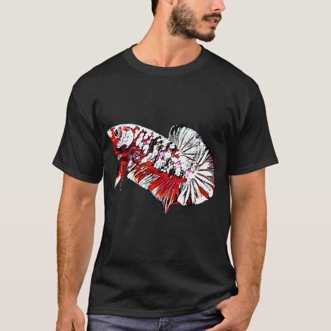 T-shirt Combattant cuivre Red Koi (Devant)