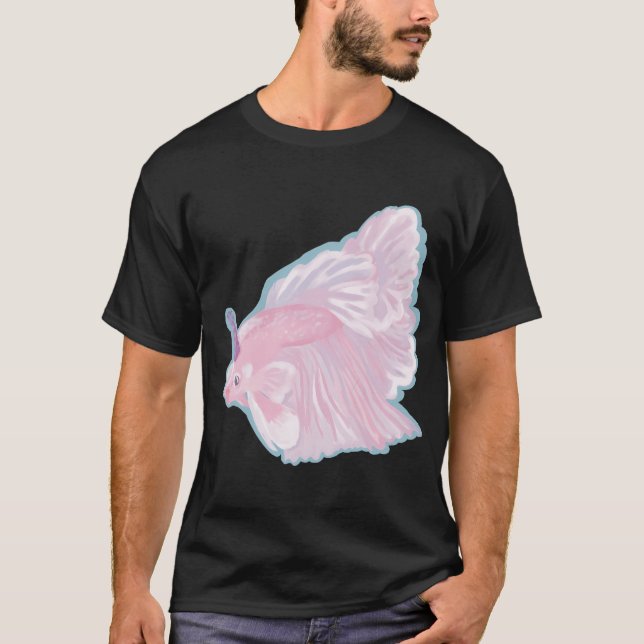 T-shirt Combattant de fête rose (Devant)