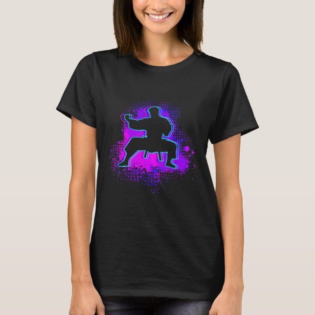T-shirt Combattant de formation drôle Graphique arts marti (Devant)