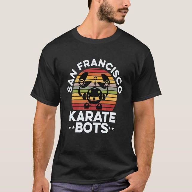T-shirt Combattant de karaté classique de San Francisco Ka (Devant)