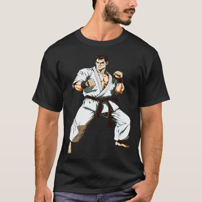T-shirt Combattant de Karaté Kyokushin Budo (Devant)