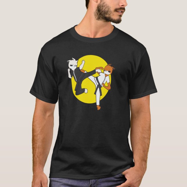 T-shirt Combattant de karaté Taekwondo  MMA (Devant)