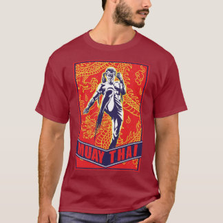 T-shirt Combattant de Muay Thai Arts Martiaux Sports