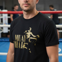 Combattant de Muay Thai – Coup d'or