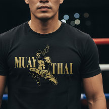 Combattant de Muay Thai – Coup d'or