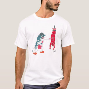 T-shirt Combattant de vache par Jesse Lebon
