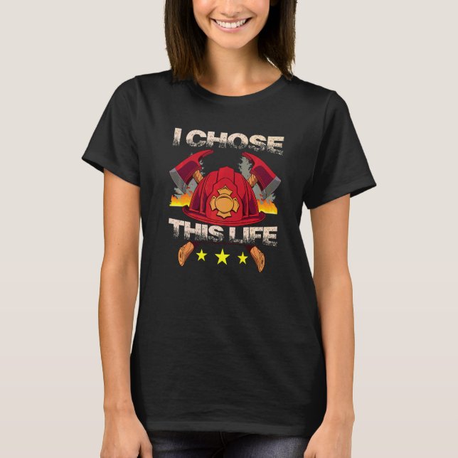 T-shirt Combattant des feux de forêt   (Devant)