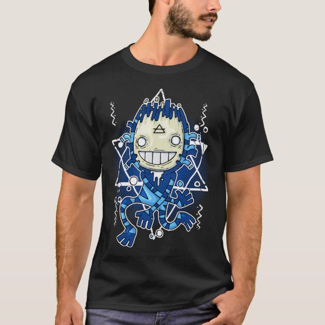 T-shirt Combattant du brocoli humour. (Devant)