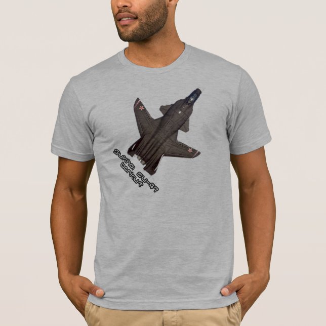 T-shirt Combattant expérimental de Sukhoi SU-47 Berkut (Devant)