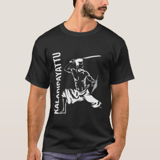T-shirt Combattant Kalaripayattu Arts Martiaux Kerala