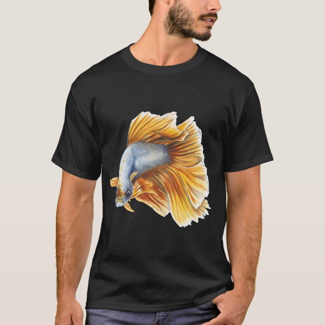 T-shirt combattant siamois orange (Devant)