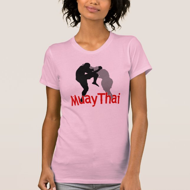 T-shirt Combattant thaïlandais de Muay (Devant)