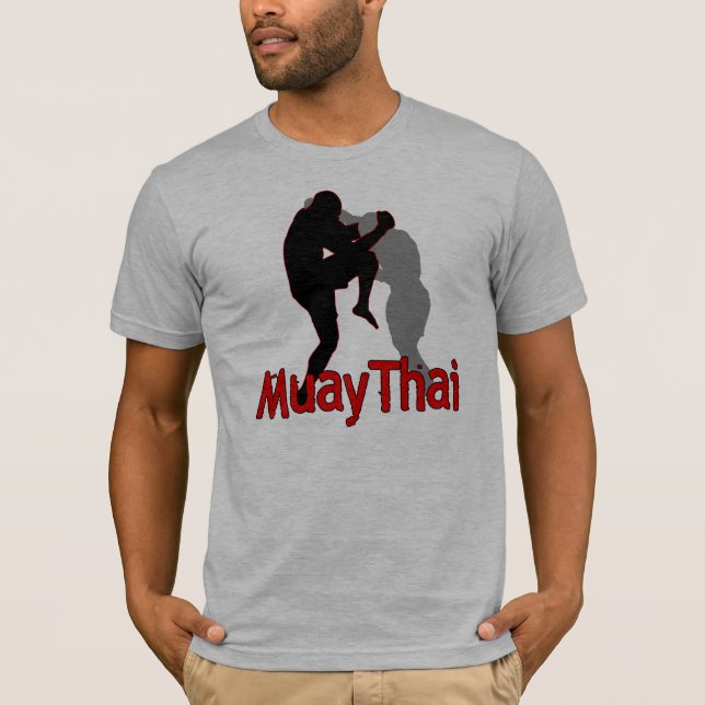 T-shirt Combattant thaïlandais de Muay (Devant)