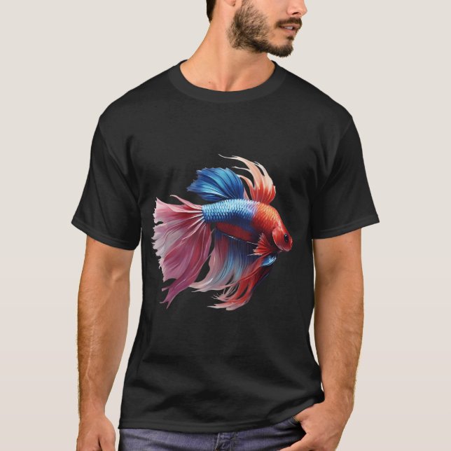 T-shirt combattant thaïlandais, poisson thaï (Devant)