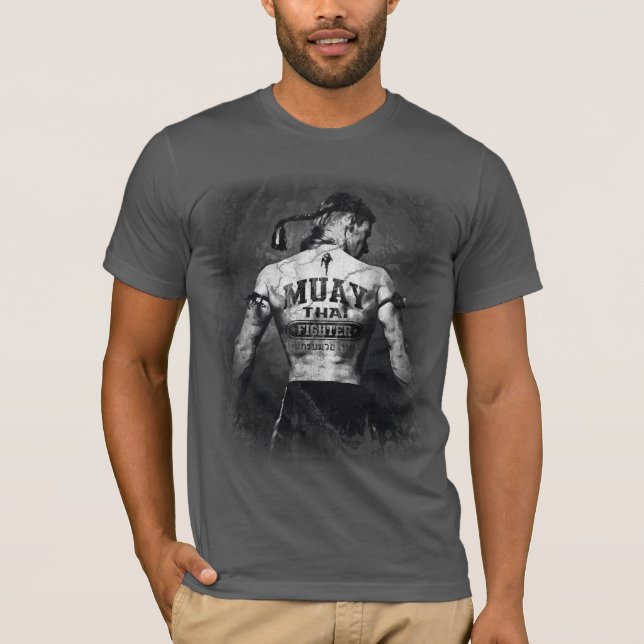 T-shirt Combattant thaïlandais vintage de Muay (Devant)