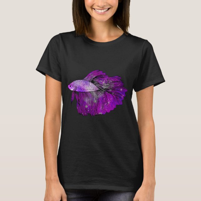 T-shirt Combattant violet (Devant)