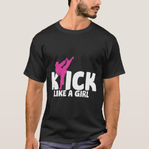 T-shirt Combattante de kickboxing Arts martiaux Mma