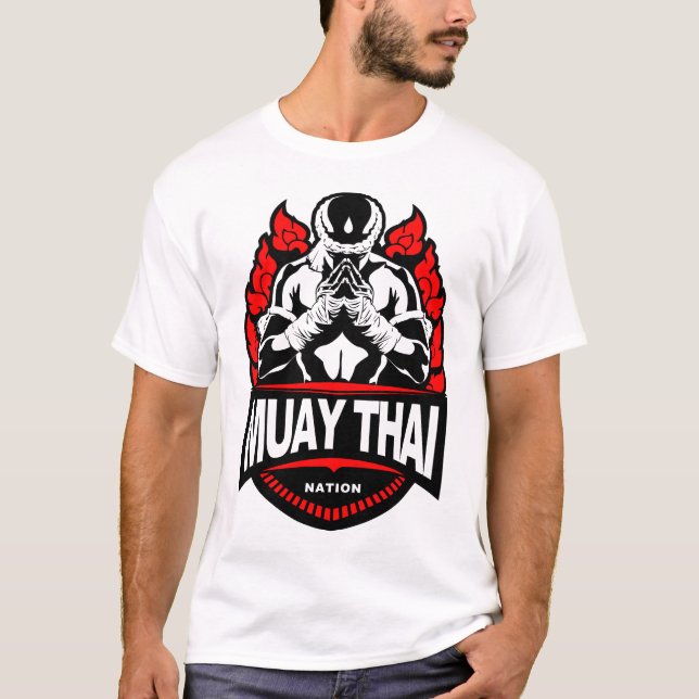 T-shirt Combattants MIXED MARTIAL ART de Muay Thai (Devant)