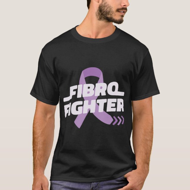 T-shirt Combattez Fibromylagia Augmentez la sensibilisatio (Devant)