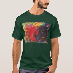 T-shirt Combattez Forms par Franz Marc, Art Vintage