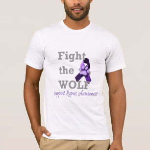 T-shirt Combattez le loup ! Soutenez la conscience de