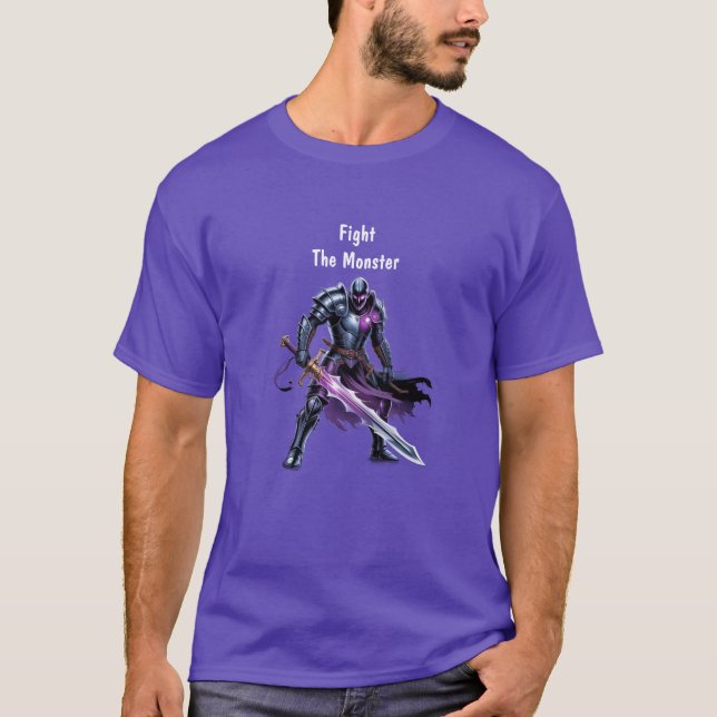 T-shirt Combattez le monstre  (Devant)