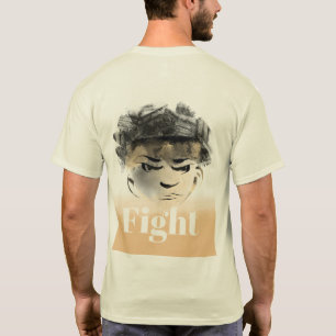 T-shirt Combattez pour vos rêves guerrier illustration