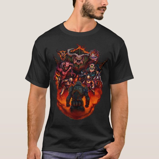 T-shirt Combattre comme l'enfer 2 (Devant)