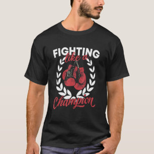 T-shirt Combattre Comme Un Champion Boxing Sport Club Divi