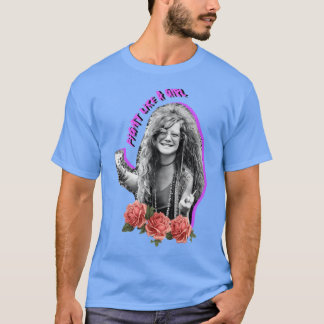 T-shirt Combattre comme un collage de fille