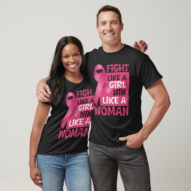 T-shirt Combattre Comme Une Fille Gagner Comme Une Femme C (Unisexe)