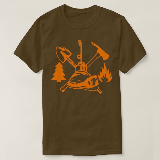 T-SHIRT COMBATTRE DE FEU DE WILDLAND 5 (Design devant)