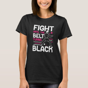 T-shirt Combattre Jusqu'À Ce Que La Ceinture Tourne Mixed 