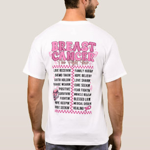 T-shirt Combattre le cancer du sein Tour Survivante du can