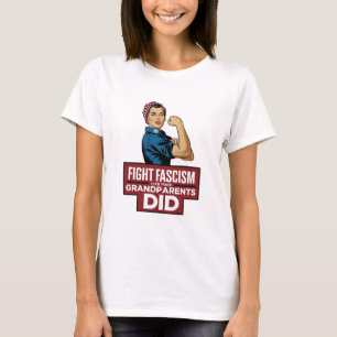 T-shirt Combattre Le Fascisme Comme Vos Grands-Parents L'O