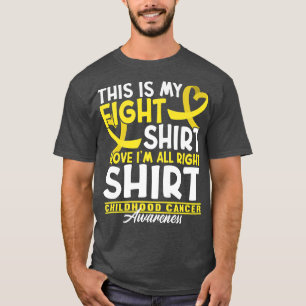 T-shirt Combattre le maillot I Gold Awareness Ruban I Chil