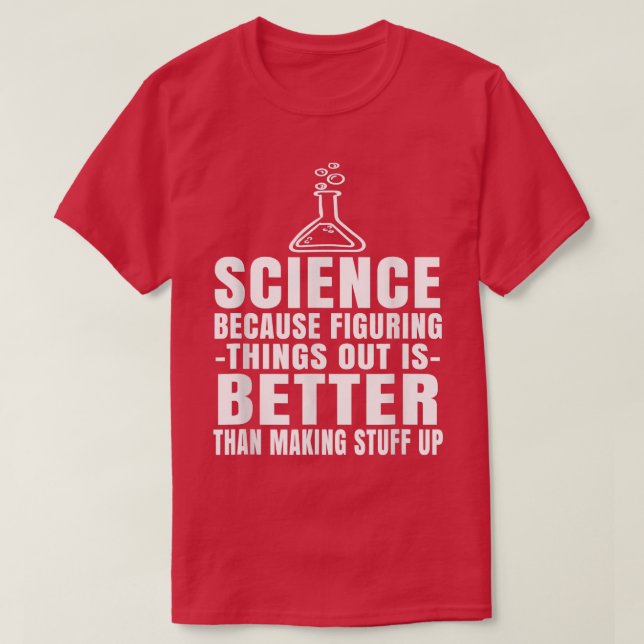 T-shirt Combattre Les Choses Drôle Science Thème (Design devant)