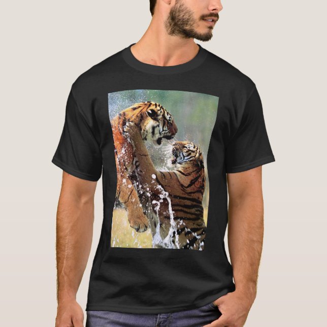 T-SHIRT COMBATTRE LES TIGRES (Devant)