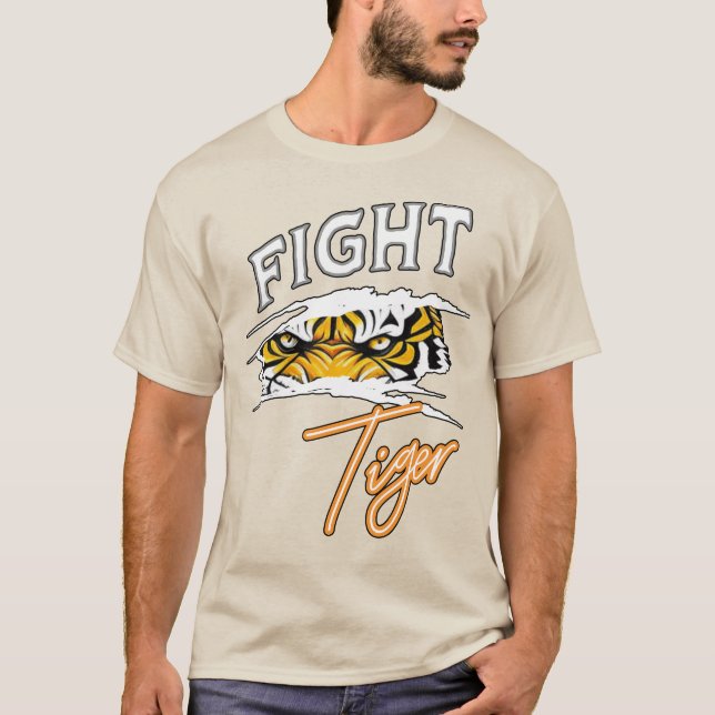 T-shirt Combattre Tigre (Devant)