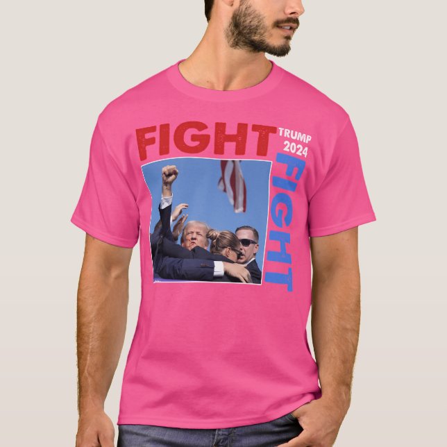 T-shirt Combattre Trump 2024 (Devant)