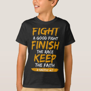 T-shirt Combattre un bon combat 2 Timothée 4_7 Foi chrétie