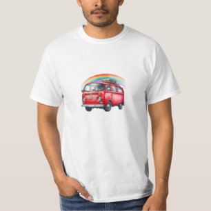 T-shirt combi rainbow