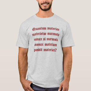 T-shirt Combien de bois une chemise de mandrin de marmotte