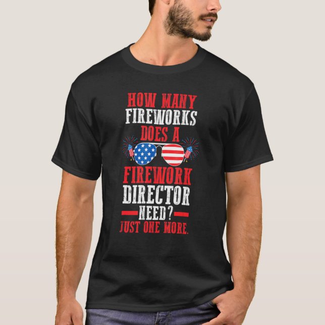 T-shirt Combien De Fireworks Font Un Fireworks Usa Firewor (Devant)