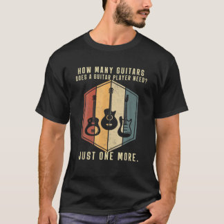 T-shirt Combien De Guitares Hommes Joueurs De Guitare