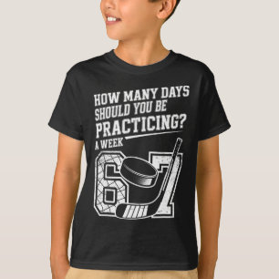 T-shirt Combien de jours par semaine devriez-vous pratique