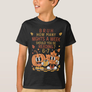 T-shirt Combien de nuits par semaine devriez-vous lire 67